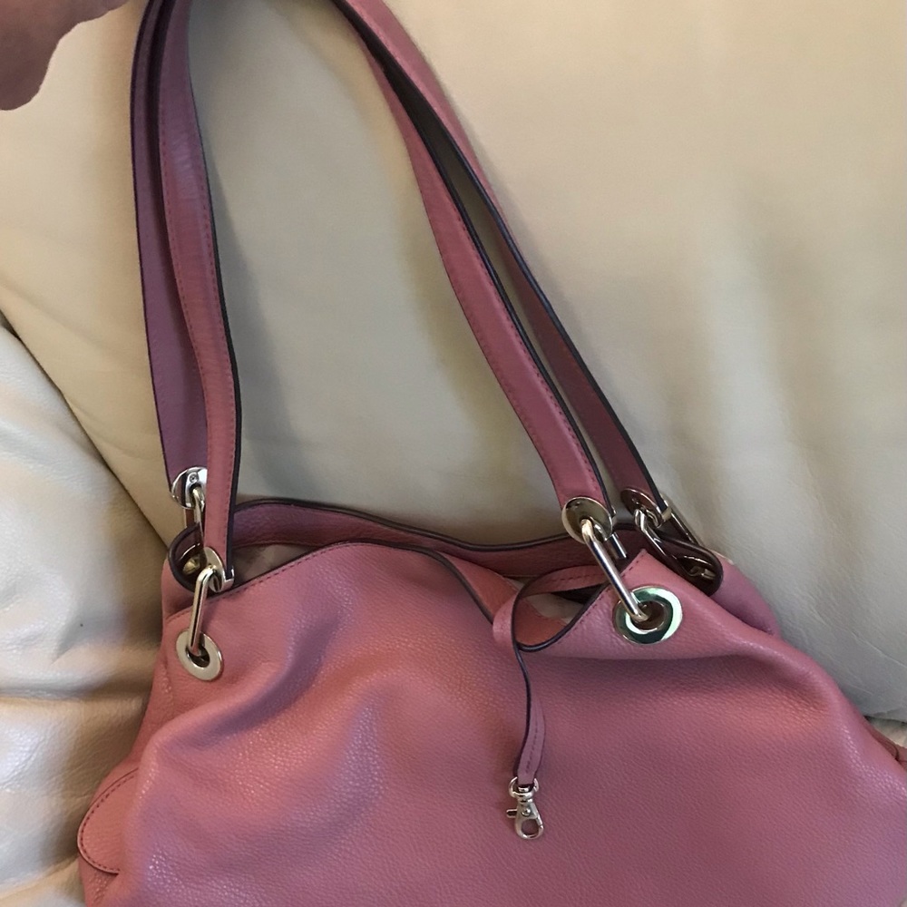 Michael Kors Pebble Leather Dusty Rose Shoulder Bag